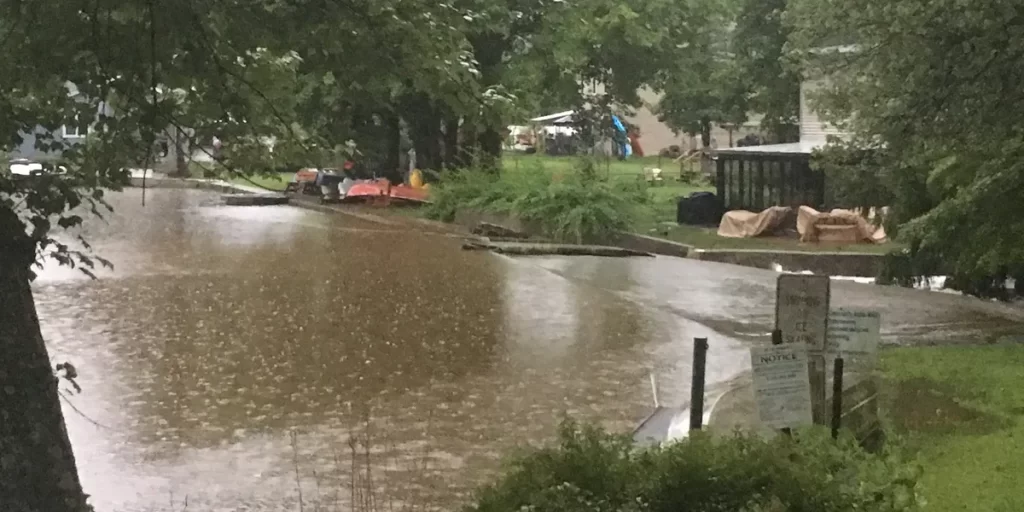 Flooding Silver Lake Ida