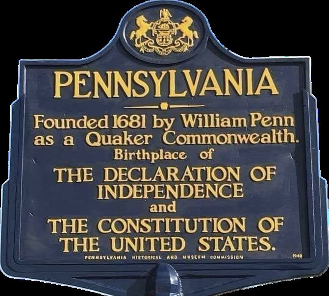 Pennsylvania historical plaque